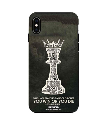 Win Or Die - Tough Case for iPhone XS Max