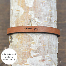 Load image into Gallery viewer, "Live Your Dream" Leather Bracelet (INACTIVE)