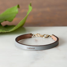 Load image into Gallery viewer, "Radiant" Leather Bracelet