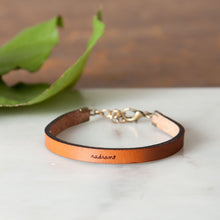 Load image into Gallery viewer, "Radiant" Leather Bracelet